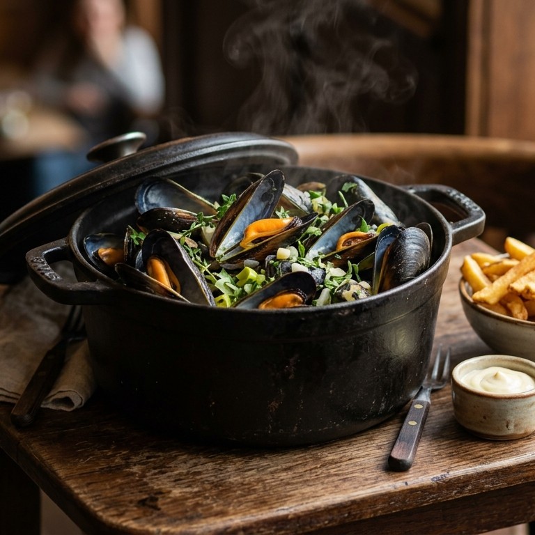 Mosselen a la Bistro