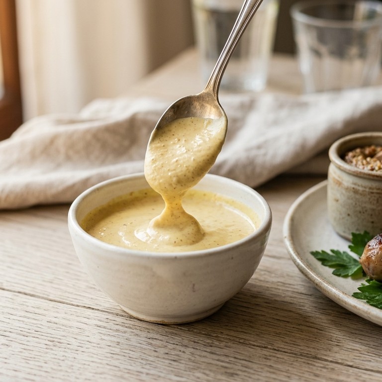 Mosterdsaus met yoghurt