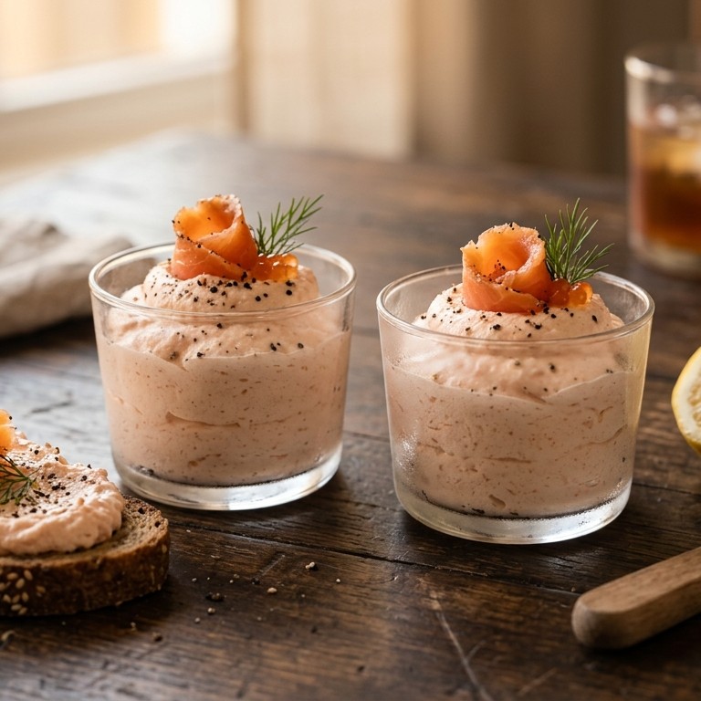 Mousse de saumon fumé