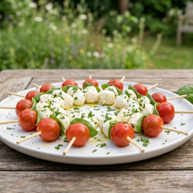 Mozarella-tomatenspiesjes
