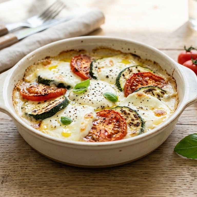Mozzarella met courgette
