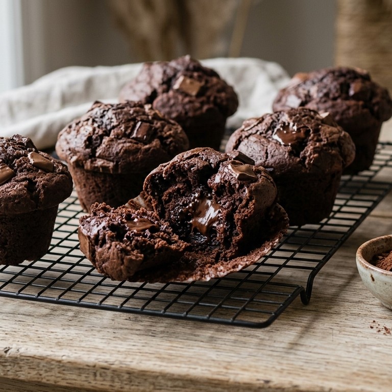 Muffins: american chocolat