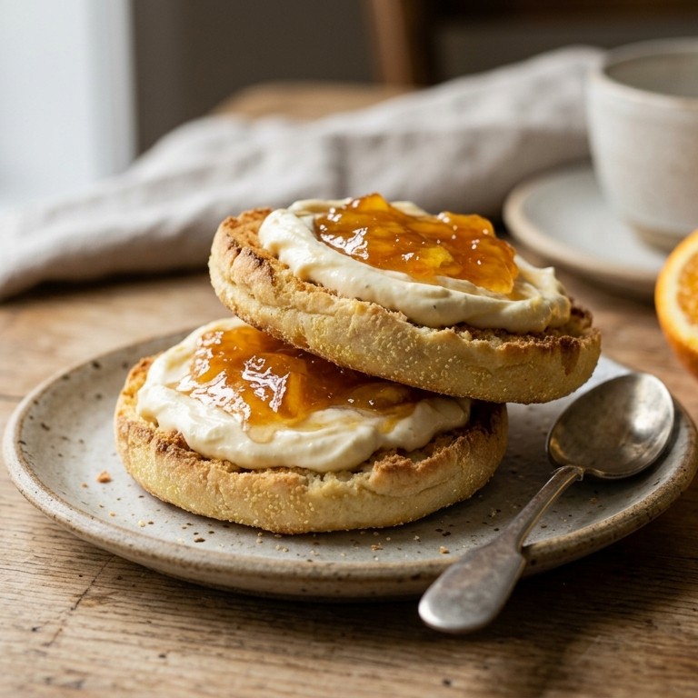 Muffins met marmelade