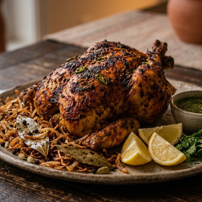 Murgh mussalum (Pikante kip uit de oven)