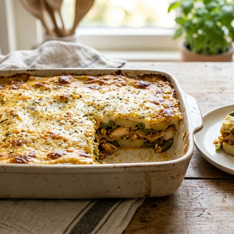 Namaak lasagne met restjes