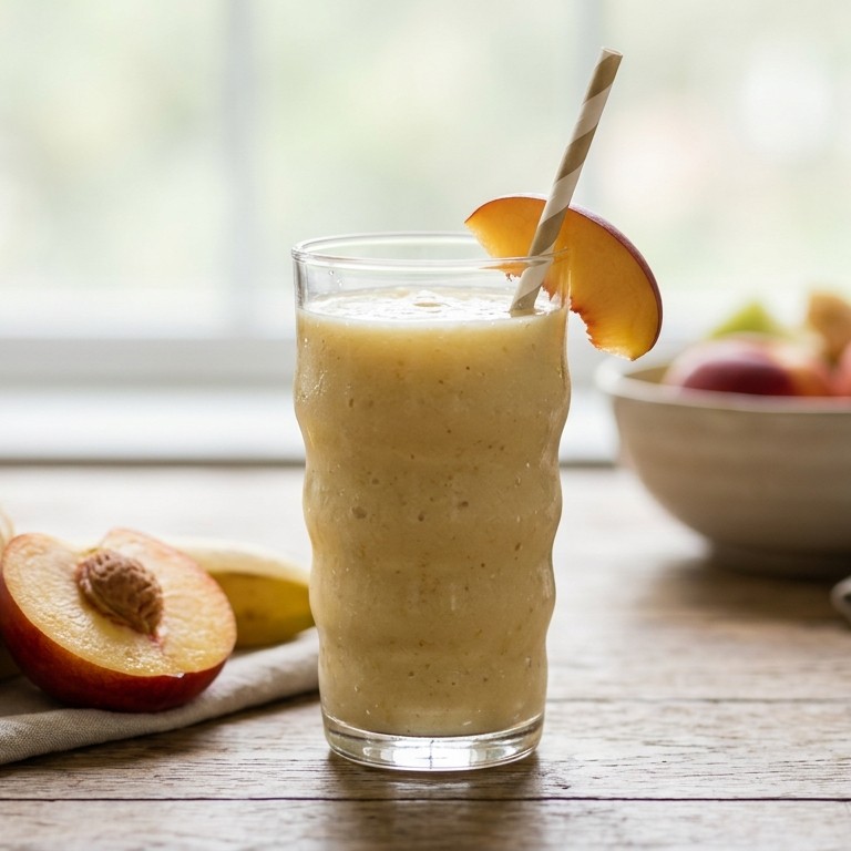 Nectarine-meloen-banaan-smooihie