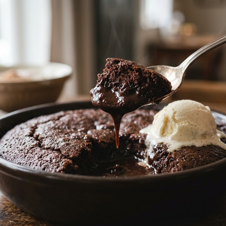 Nina's warme chocoladepudding