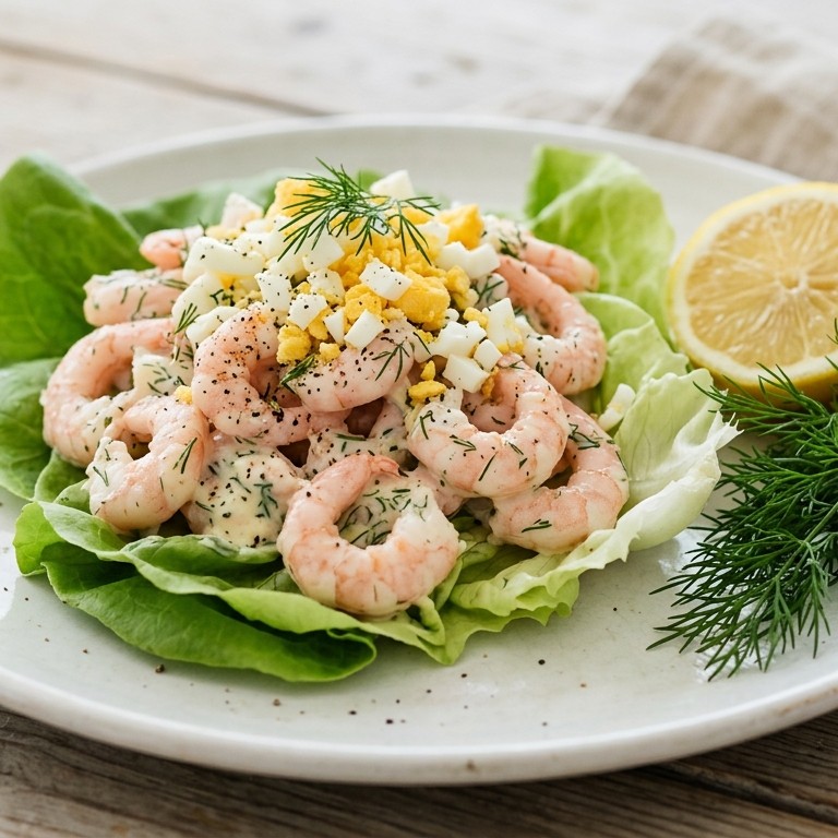 Noorse garnalen-salade
