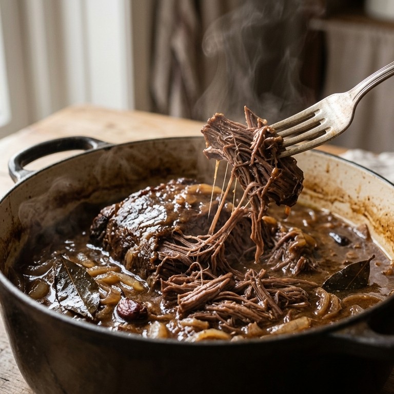 Oma's draadjesvlees uit de slow cooker