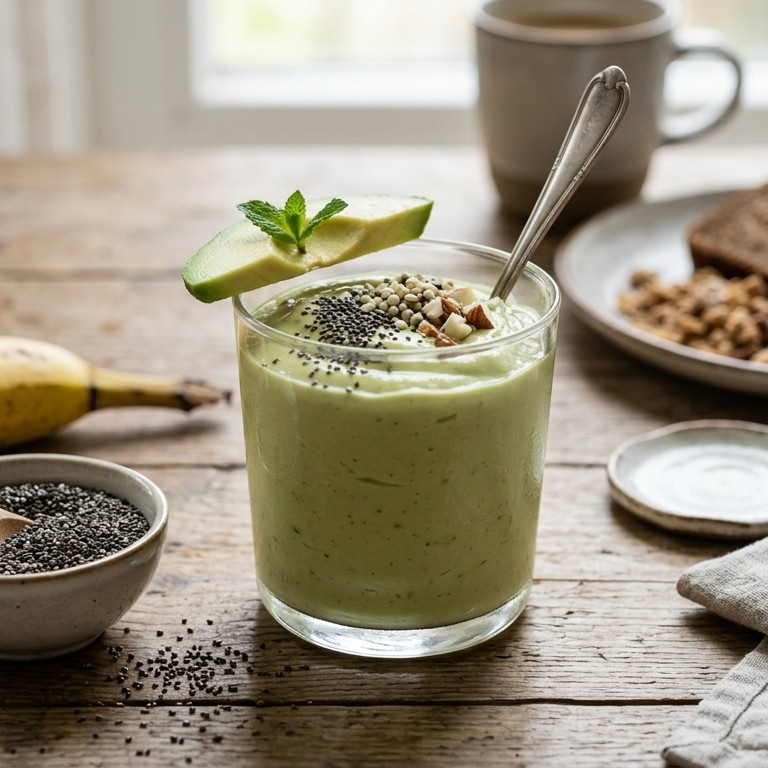 Omega avocado smoothie