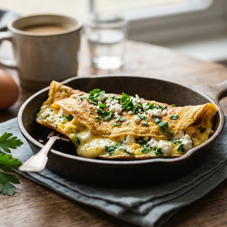Omelet met feta