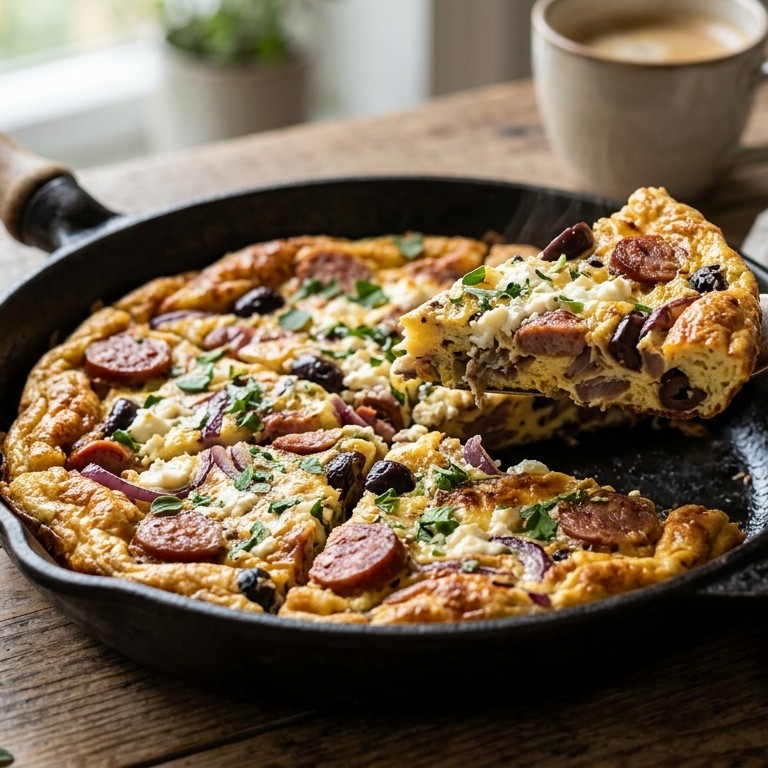 Omeleta choriatiki: boerenomelet