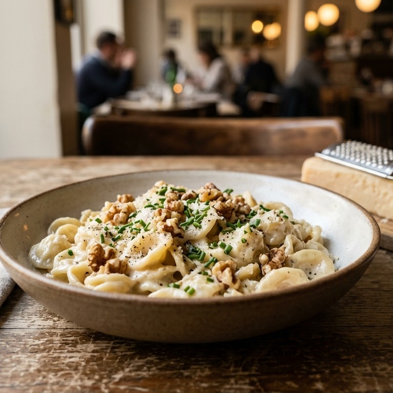Orecchiette met walnoten