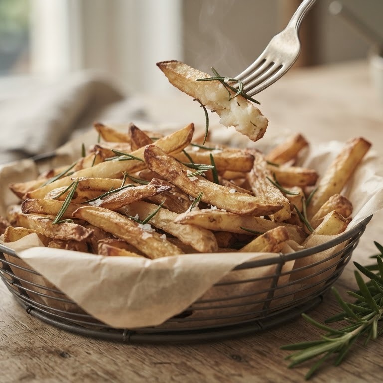 Ovenfrietjes met rozemarijn en zeezout