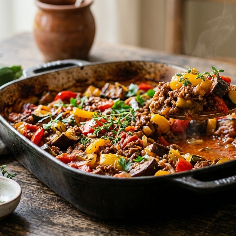 Ovenratouille met gehakt