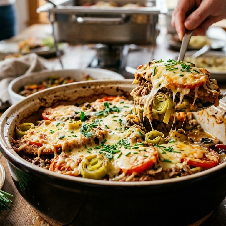 Ovenschnitzel voor buffet