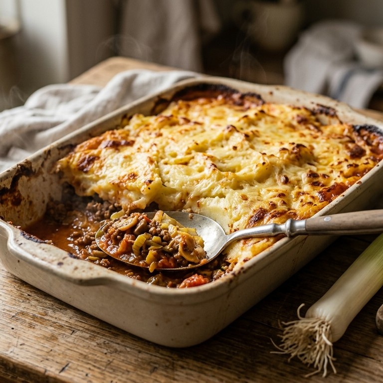 Ovenschotel met groenten en gehakt