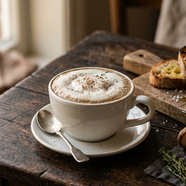 Paddenstoelencappuccino