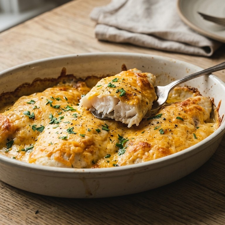 Pangafilet met cheddarkaas