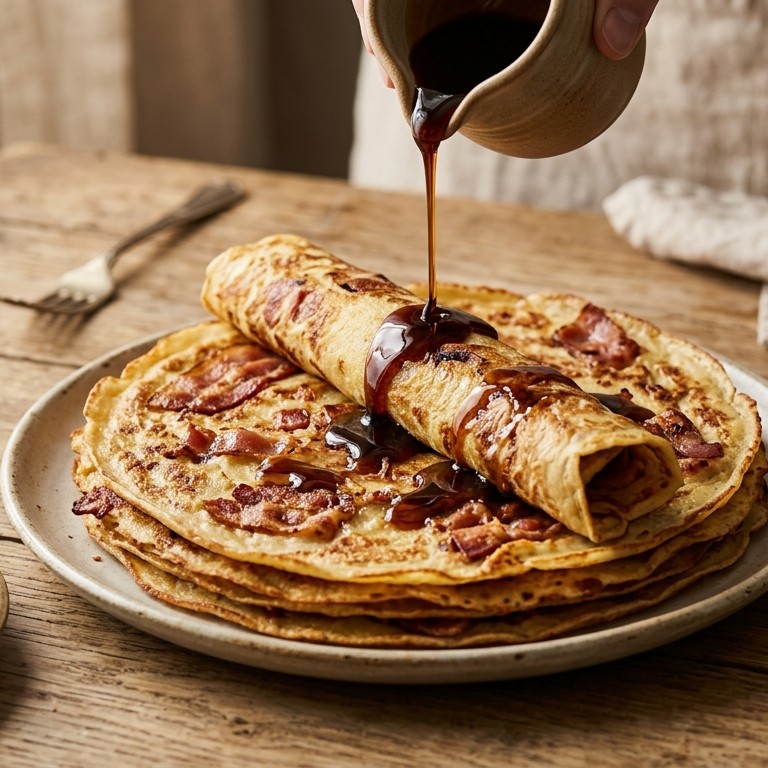 Pannenkoeken met spek