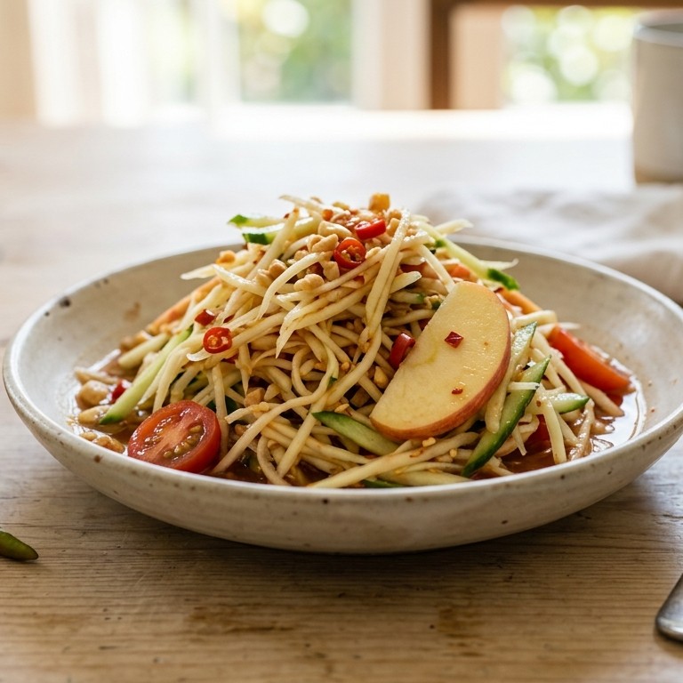 Papaya rujak (pikante papayasalade)