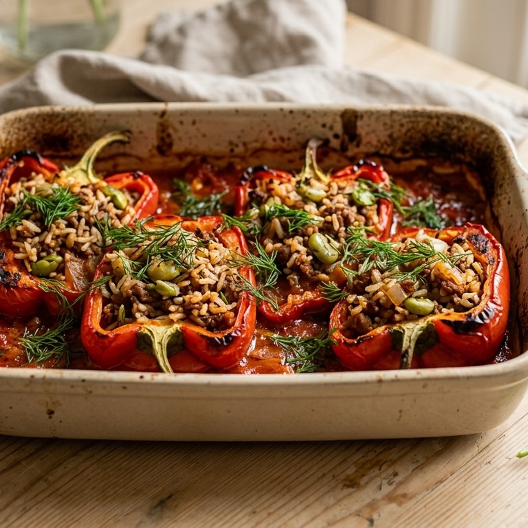 Paprika in de oven