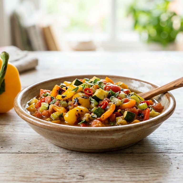 Paprikasalsa met courgette
