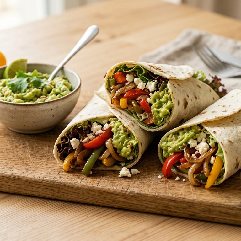 Paprikatortilla met feta