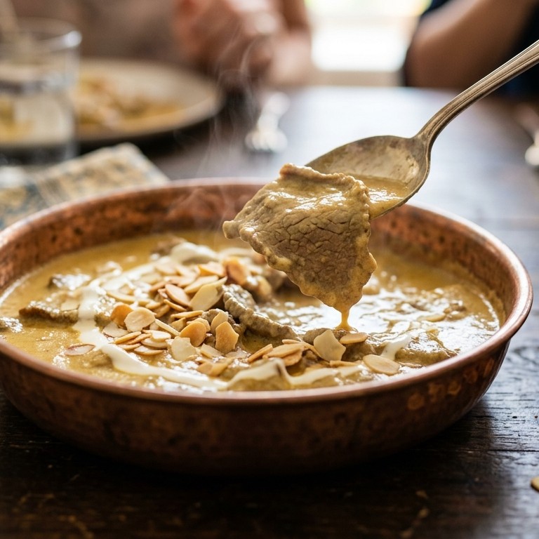 Pasanda (gekruid rundvlees in yoghurt)