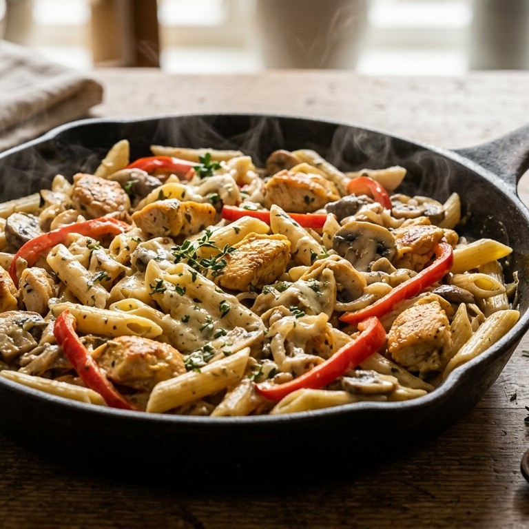 Pasta met boursinsaus