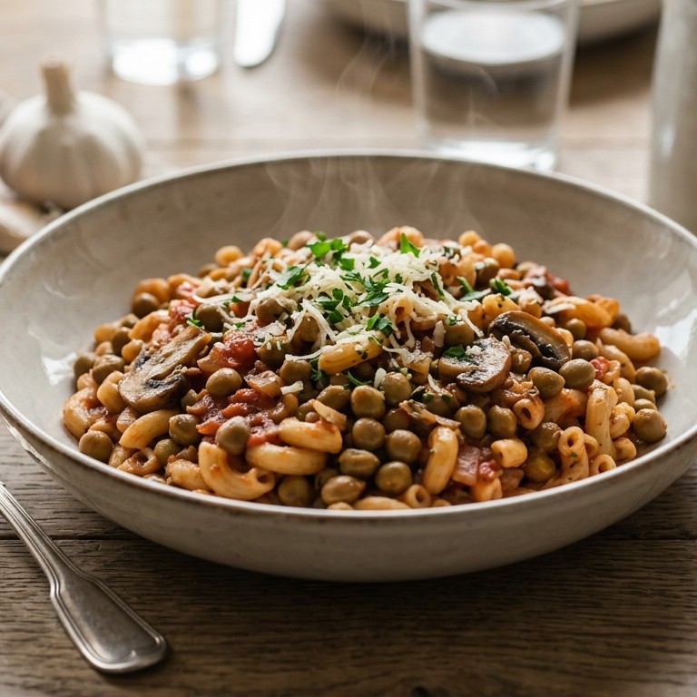Pasta met kapucijners