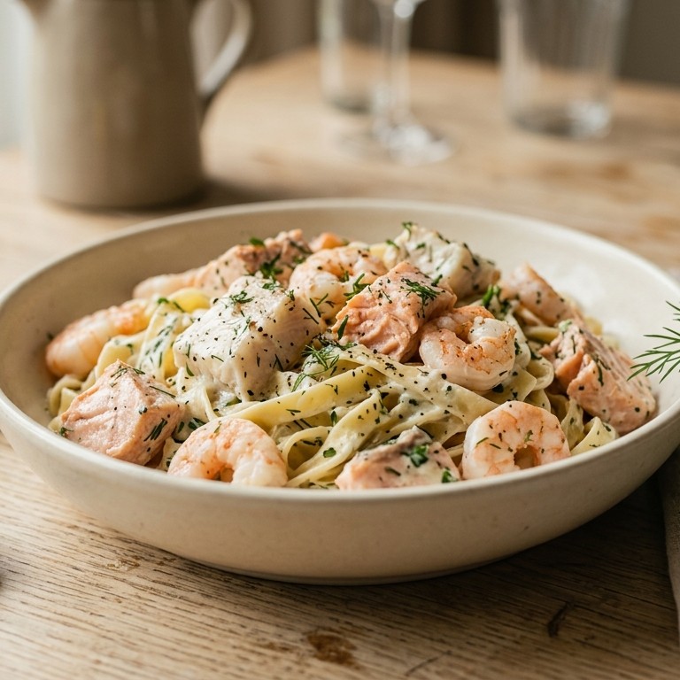 Pasta met vis