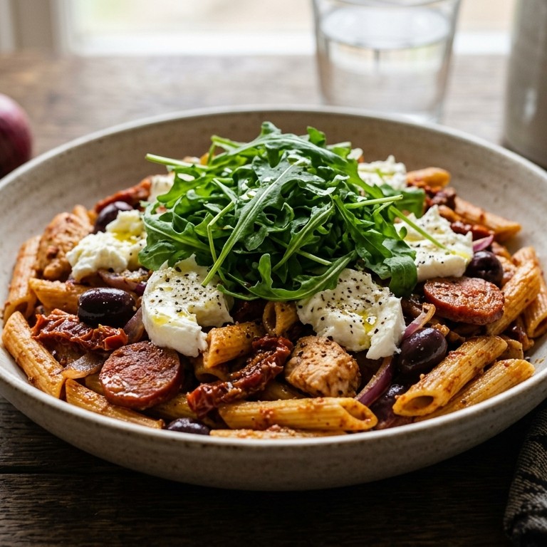 Pasta ruccula