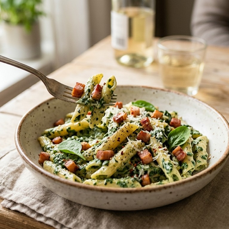 Pasta Spinazie