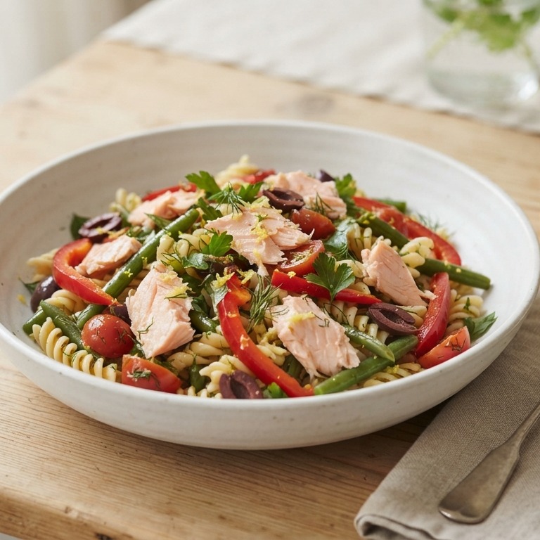 Pastasalade met zalm