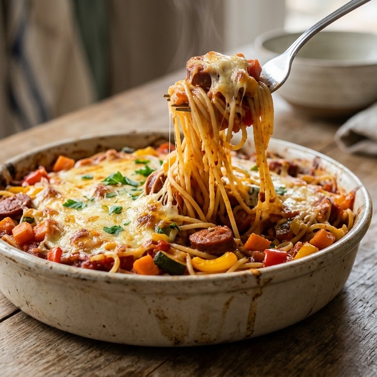 Pastaschotel uit de oven
