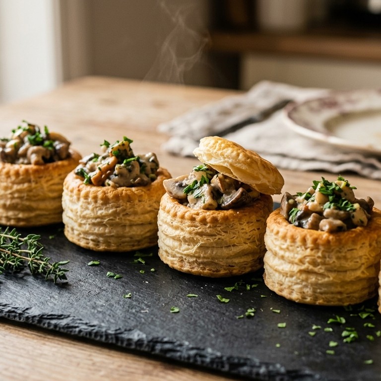 Pastei-champignonhapjes