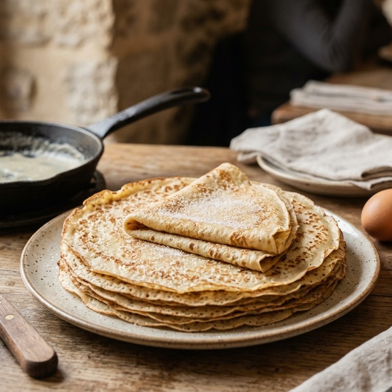 Pâte à crepe: basisrecept voor 12 crêpes