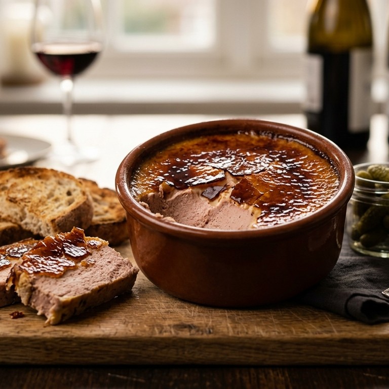 Pate met een krokant suikerlaagje