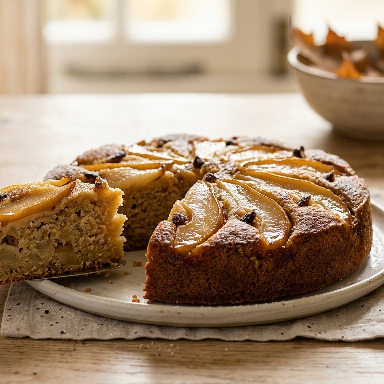 Peer en gember cake