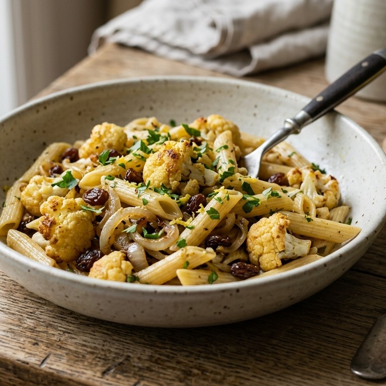 Penne met bloemkool