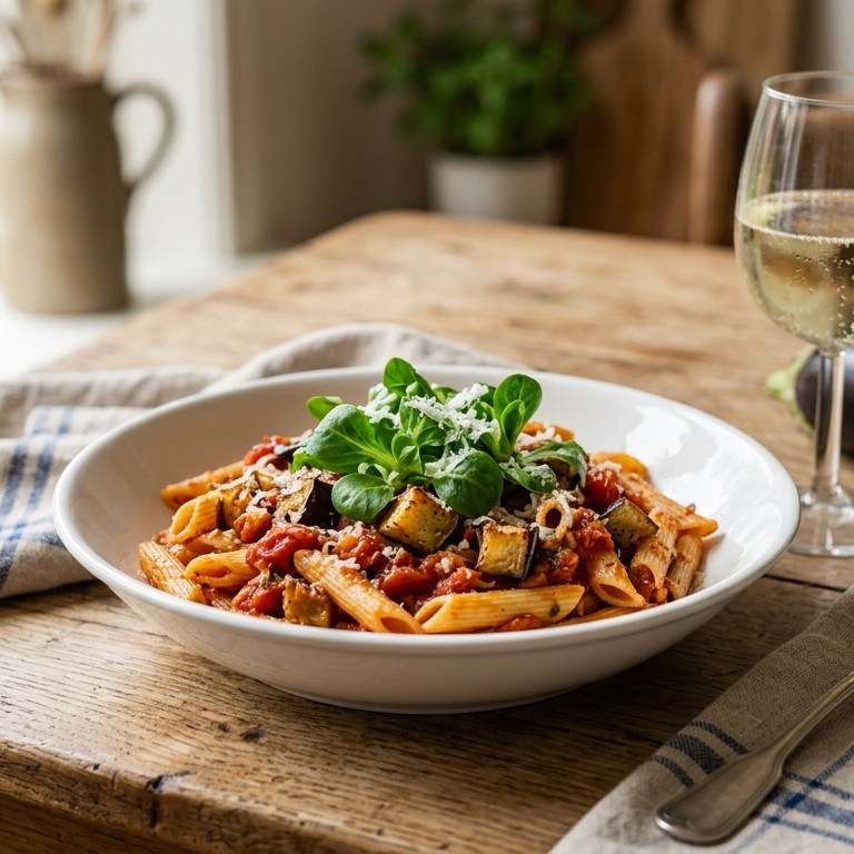 Penne met tomatensaus