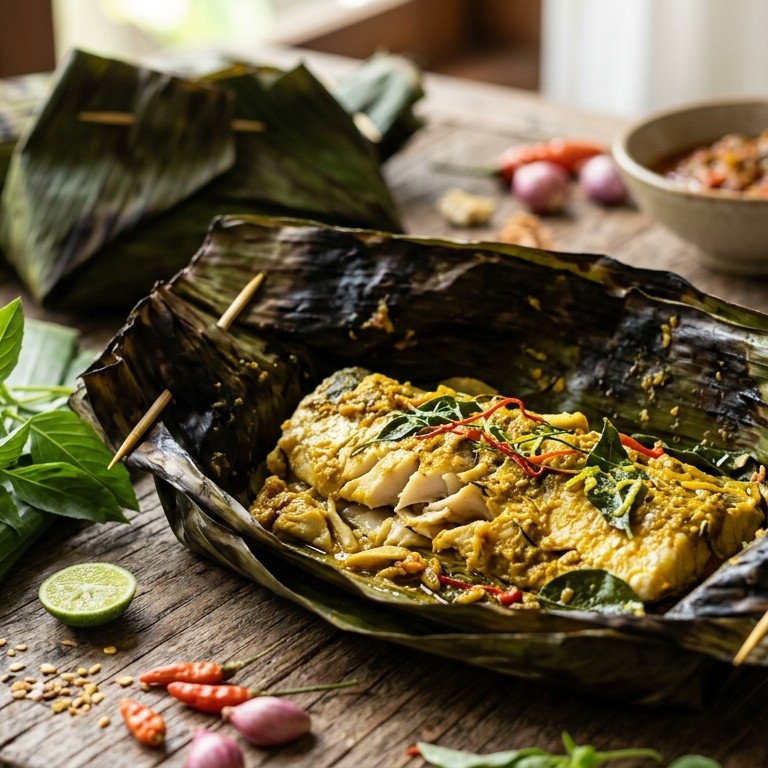 Pepesan be pasih (zeebaars pakketjes)