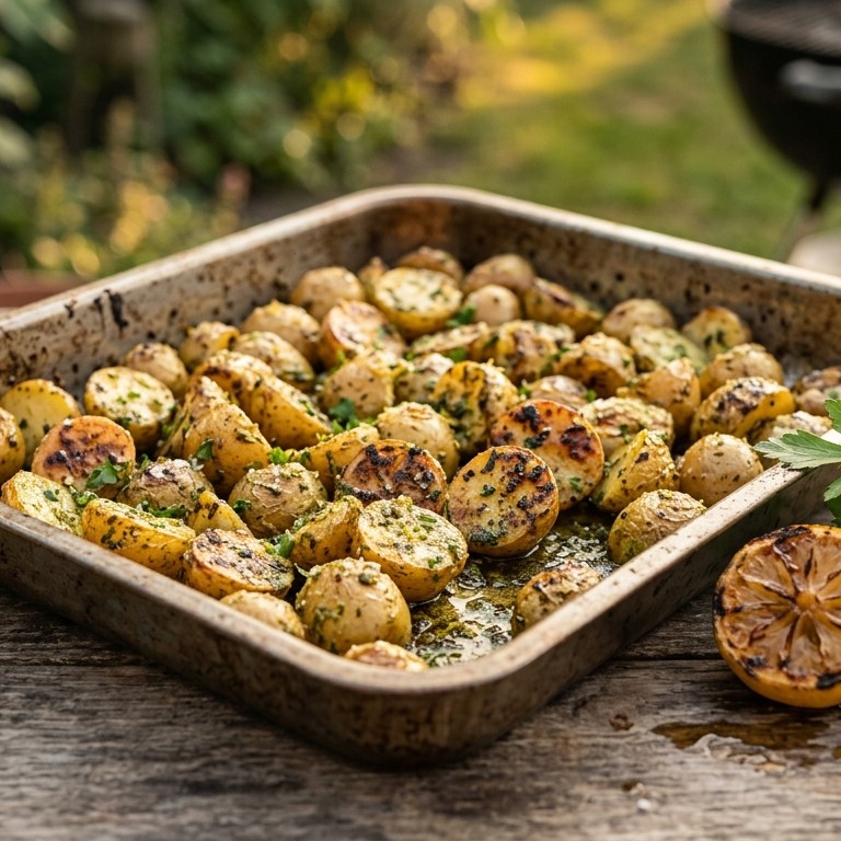 Pesto-aardappels voor bbq