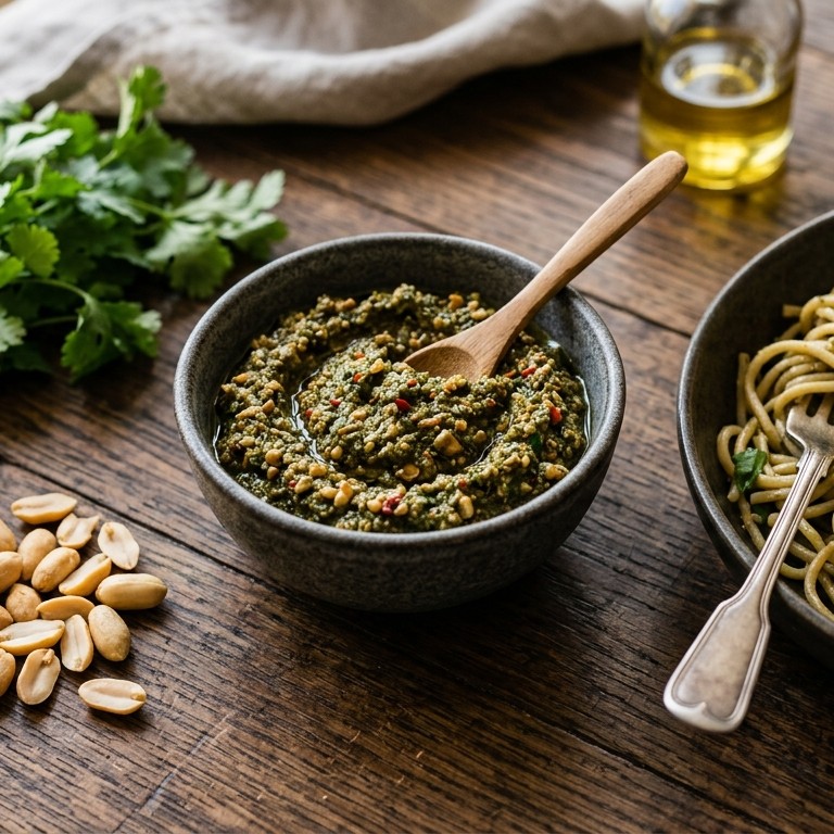 Pesto pinda/korianderpesto
