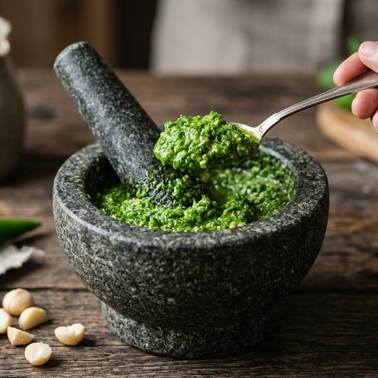 Pesto uit het oosten