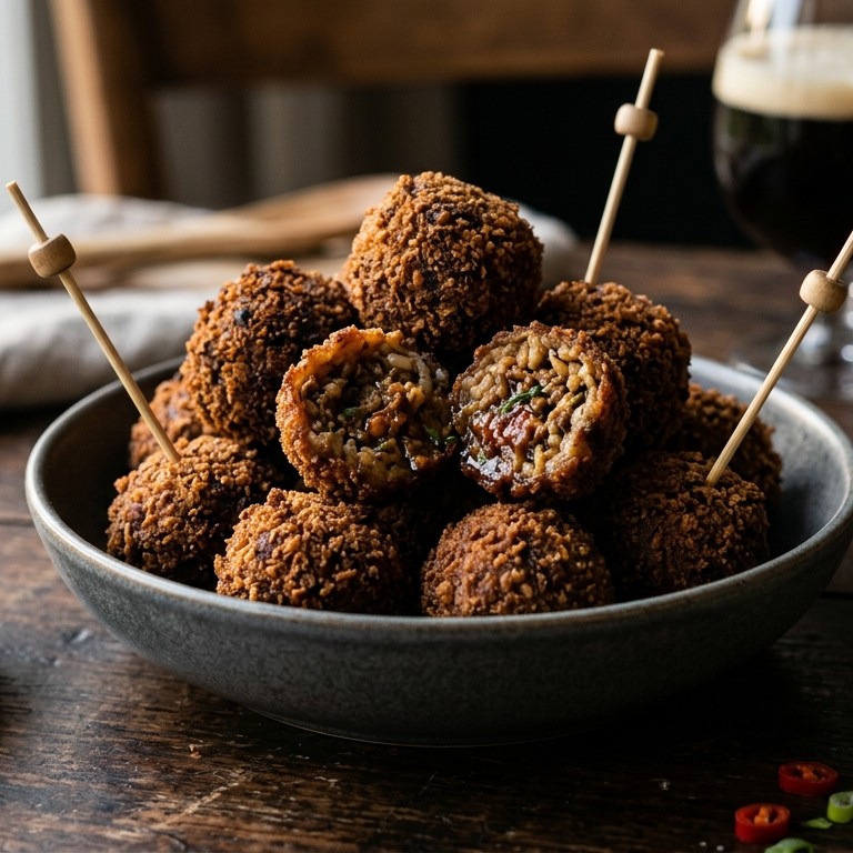 Petra's speciale gehaktsnackballetjes