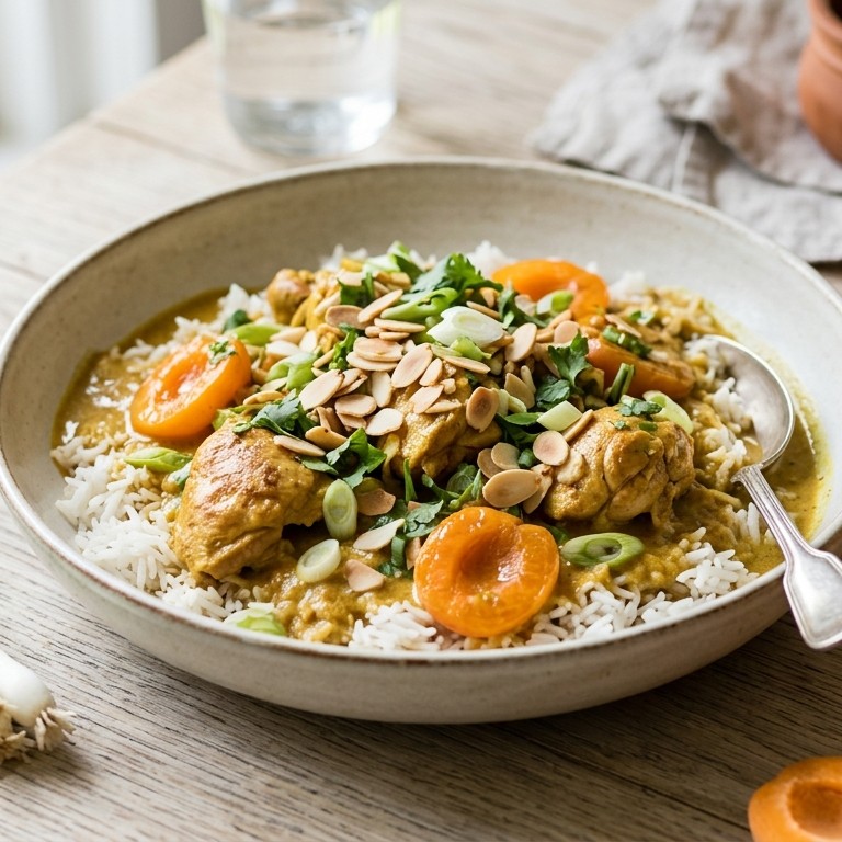 Pikante kalkoencurry