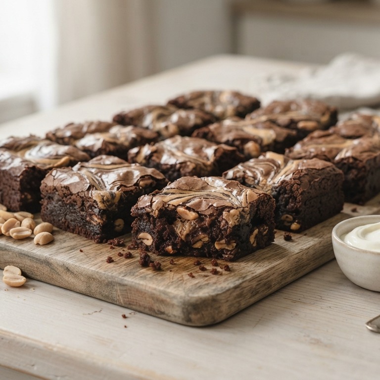 Pinda-chocoladebrownies