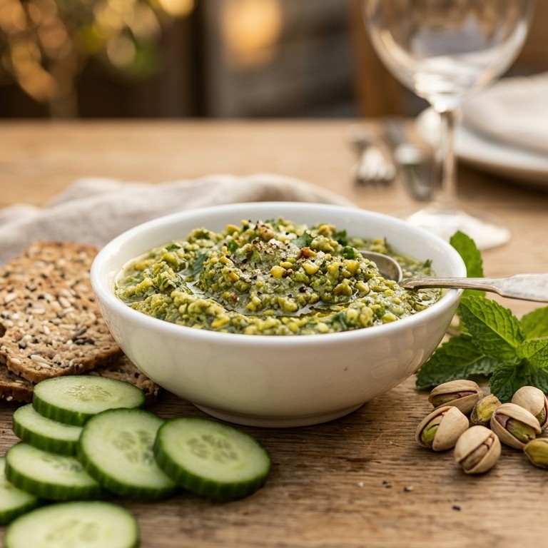Pistache-munttapenade